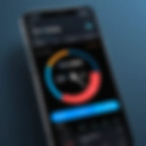 Mobile app interface displaying time tracking features