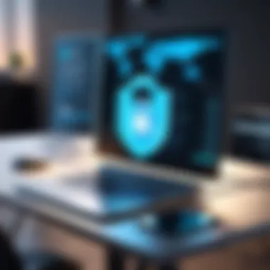 Data Protection in Business Conceptual image of data protection in business