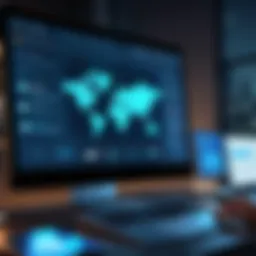 Secure web application interface display