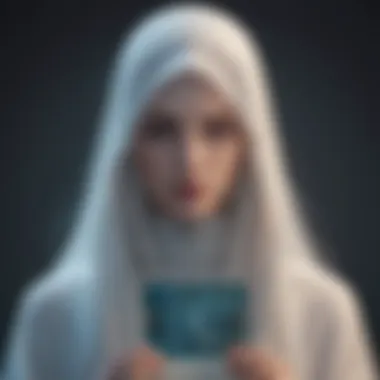 The Veiled Intrigue Mysterious Ghost Card