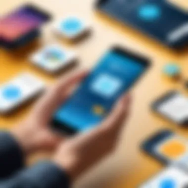 User Engagement Strategies in Mobile Apps Visual representation of user engagement strategies for mobile applications