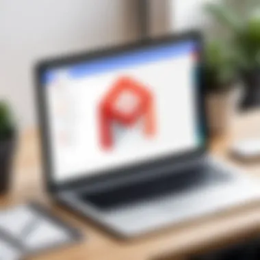 Personalized Assistance from Gmail Provider Illustration of a user receiving help and solutions from Gmail provider