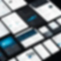 A sleek UXFolio template showcasing modern design elements