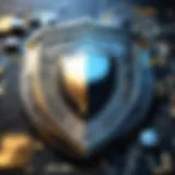 Abstract Concept of VArmour Security Shield