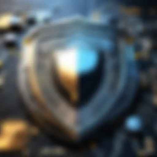 Abstract Concept of VArmour Security Shield