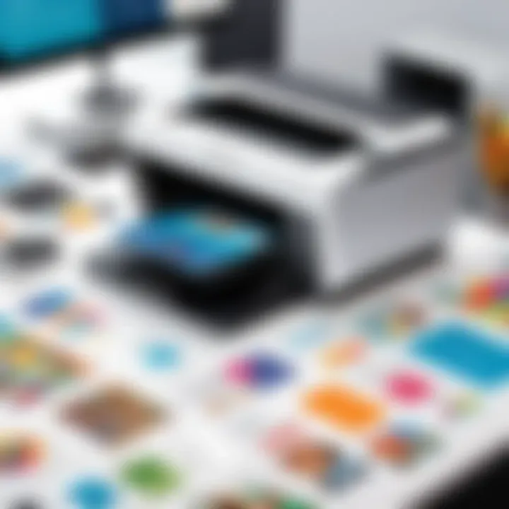 Showcasing Vistaprint's custom printing options