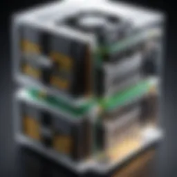 A diagram illustrating the architecture of VPS GPU mining