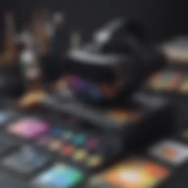 Immersive Tools of Creation Virtual Reality Palette and Brushes